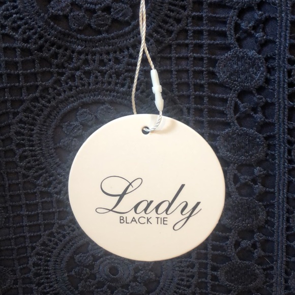🔥NWT Lady Black Tie dress - Picture 6 of 11